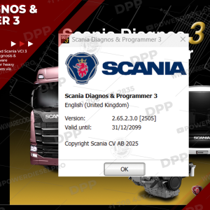 Scania SDP3 Diagnos & Programmer 3 Version 2.65 2.3 (Latest Version)