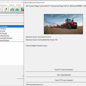 CASE New Holland Electronic Service Tools (CNH EST v9.12 )  Engineering Diagnostic Software