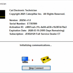 Caterpillar ET 2025A & 2019C Electronic Technician Diagnostic Software