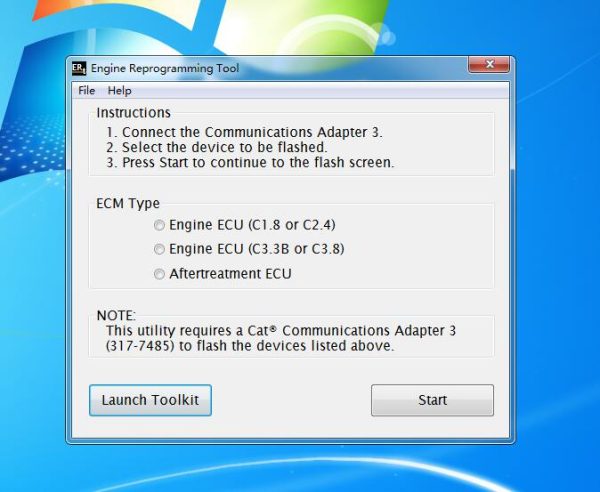 Caterpillar Engine ReprogrammingTool ERT Download+Instruction