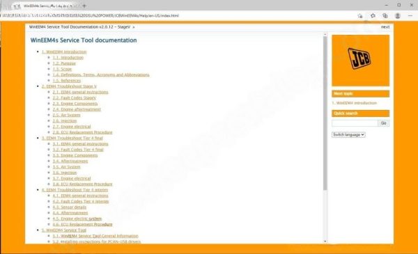 JCB Agco SISU Power WinEEM4 2.9.0 JCB Service Tool  Remote Installation - Image 2