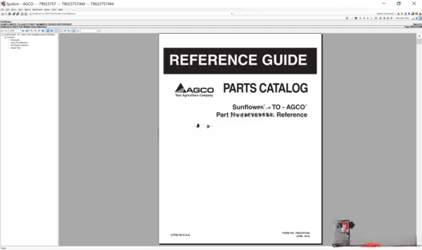 Agco Sunflower Europe UK [01.2021] Parts Books & Workshop Service Manuals - Image 4
