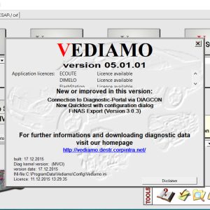 Mercedes Benz Vediamo V05.01.01 Installation & Activation Service