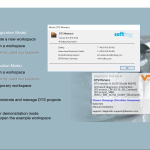 Benz DTS Monaco 8.16+Database Package remote download and installation