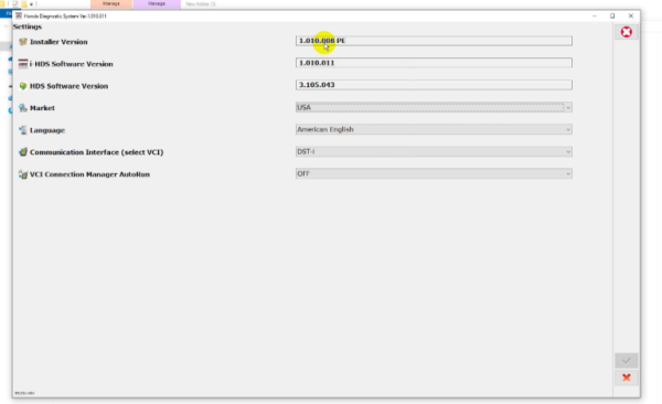2025.01 Honda i-HDS 1.010.011+HDS Diagnostic Installation Instructions