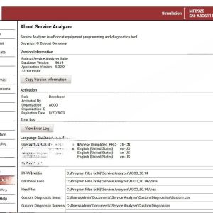 AGCO Service Analyzer 90.14 Diagnostic Software