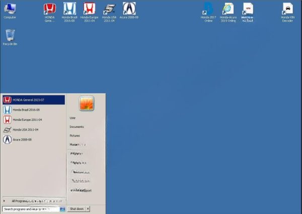 Honda EPC General [07.2023] Download VMware Version