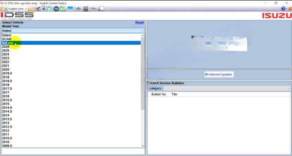 ISUZU G-IDSS Global Truck Diagnostic Software 02.2025