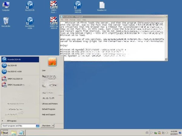 Parts Catalogue VMware  for  Microcat V6 KIA & Hyundai+SM [06.2024]