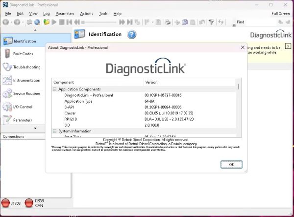 2025  Detroit Diesel Diagnostic Link（DDDL) 8.21 SP1 Professional Level10 - Image 6