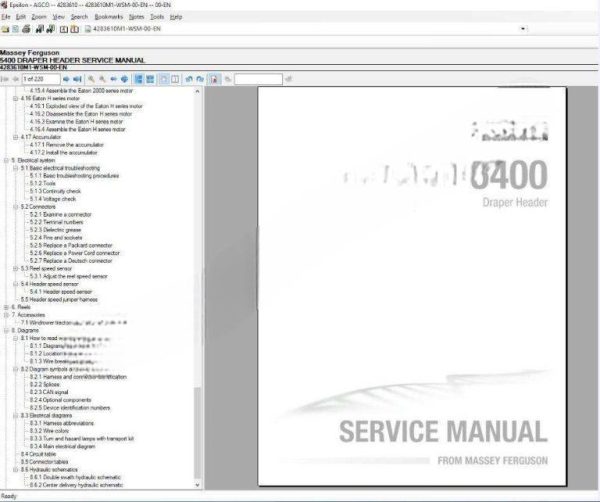 Massey Ferguson AG UK EU Europe  Parts Catalog+Workshop Service Manuals  03.2021 - Image 5