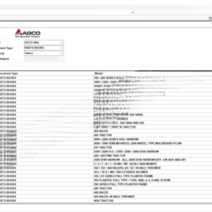 AGCO Allis NA Parts Book+Workshop Service Manual [2021.01]