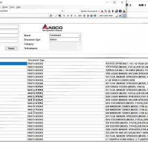 AGCO Farmhand NA Parts Book + Service Manuals 2021.01