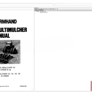 01.2021 Agco Farmhand NA  Parts Books &  Service Bulletins