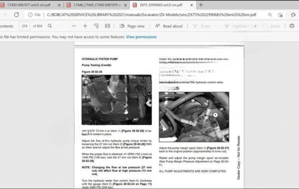 Bobcat Service Library  Service & Repair Manuals 03.2021 - Image 7