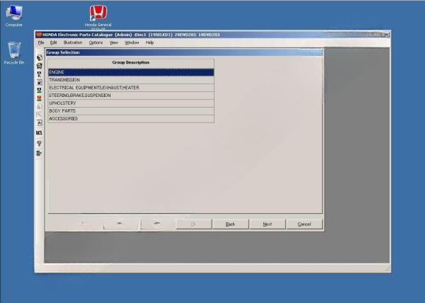 Honda EPC General [07.2023] Download VMware Version - Image 5