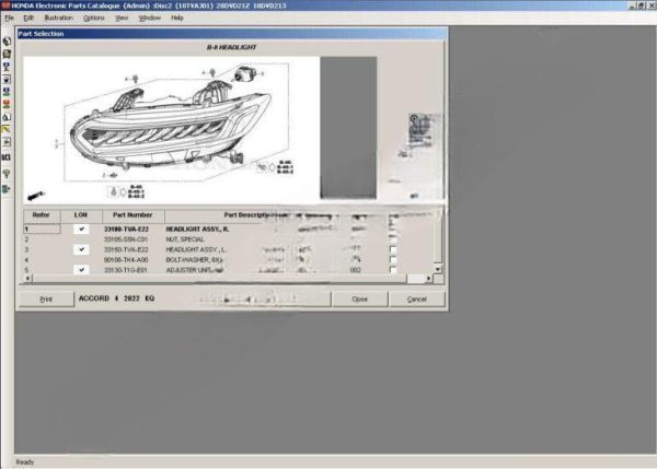 Honda EPC General [07.2023] Download VMware Version - Image 7