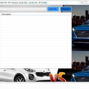 Hyundai DTC OFF SIM2K-2xx DTC Disabled Software&Usage Guide