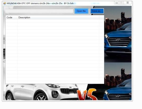 Hyundai DTC OFF SIM2K-2xx DTC Disabled Software&Usage Guide