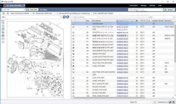 03.2021 ISUZU Commercial Vehicle EPC Snap-on NA system  Download and Installation - Image 3