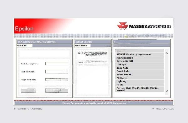 Massey Ferguson AG UK EU Europe  Parts Catalog+Workshop Service Manuals  03.2021