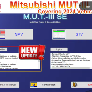 2024 MUT-III MUT-III SE Mitsubishi diagnostic software Installation Instructions