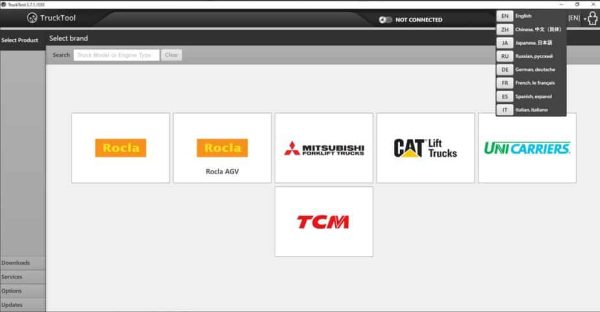TruckTool 4.6 Diagnostic Tool for Rocla/Mitsubishi/CAT/ Unicarriers/TCM - Image 3