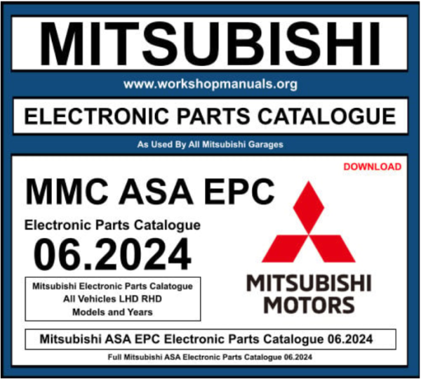 Mitsubishi MMC ASA 06.2024 EPC Electronic Parts Catalogue  VMware