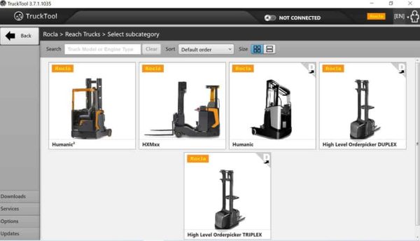 TruckTool 4.6 Diagnostic Tool for Rocla/Mitsubishi/CAT/ Unicarriers/TCM - Image 4