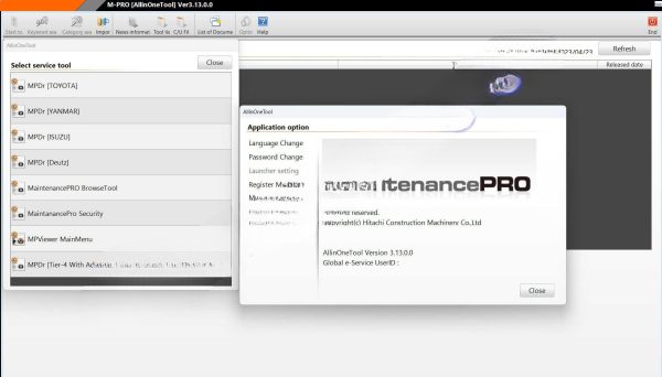 2024 HITACHI AllinOne Tool 3.13 with MPDR 3.32 + Security 3.17 Diagnostic Tool - Image 2