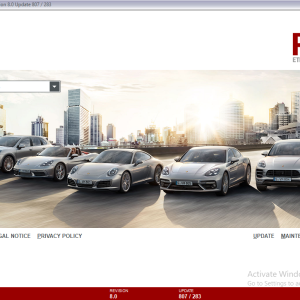 Porsche PET2 8.0 Update 807 283 03.2025 Spare Parts Catalog