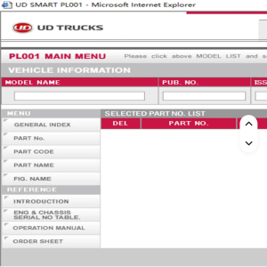 UD Trucks Smart EPC Spare Parts Catalog 01.2025