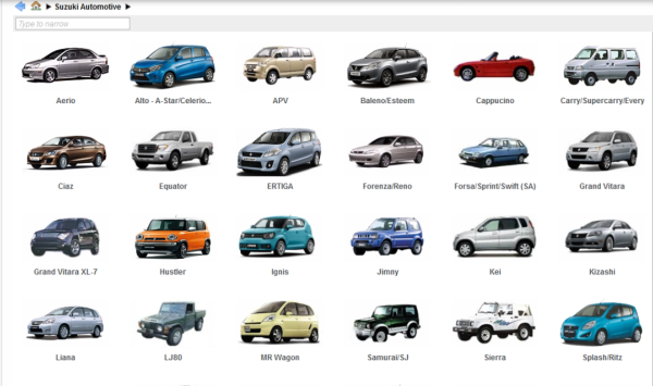 Suzuki Worldwide Automotive EPC5 2020 [05.2019] Spare Part Catalog