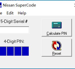 Nissan SuperCode Calculator Software Download