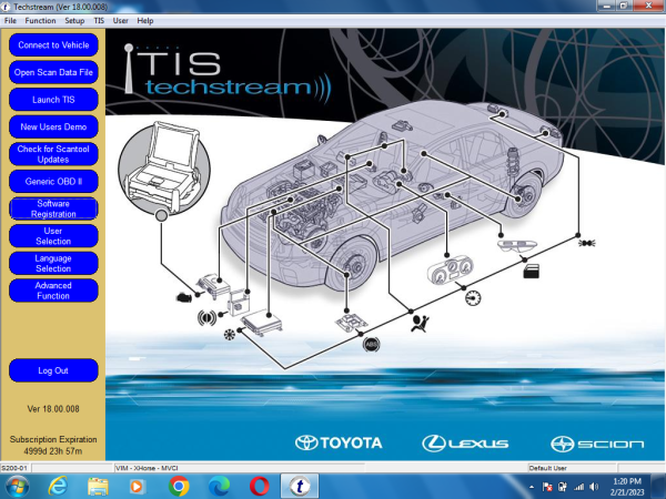 02.2023 TOYOTA Techstream V18.00.008 and Installation Instructions