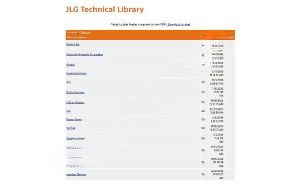 JLG Lift  Parts Manual PDF + Technical Library Service  2020 - Image 2