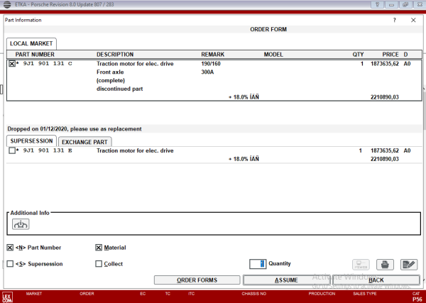 Porsche PET2 8.0 Update 807 283 03.2025 Spare Parts Catalog - Image 3