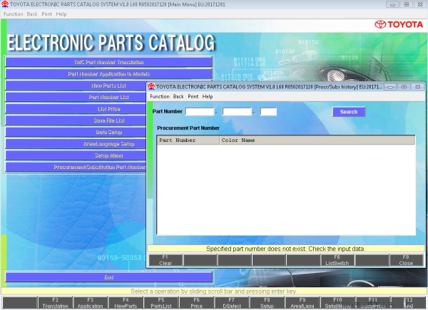 2025.01 Toyota Lexus EPC All Regions Parts Catalog - Image 3