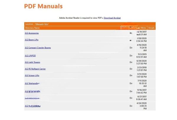 JLG Lift  Parts Manual PDF + Technical Library Service  2020 - Image 3