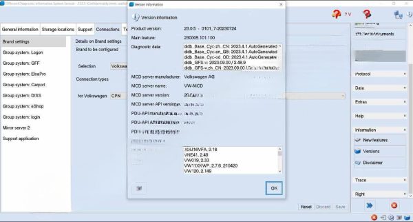 08.2023 VW ODIS 23.0.5 & 7.2.1 All Brands & ODIS-E 17.0.1 & 14.1.0 Diagnostic Software - Image 4