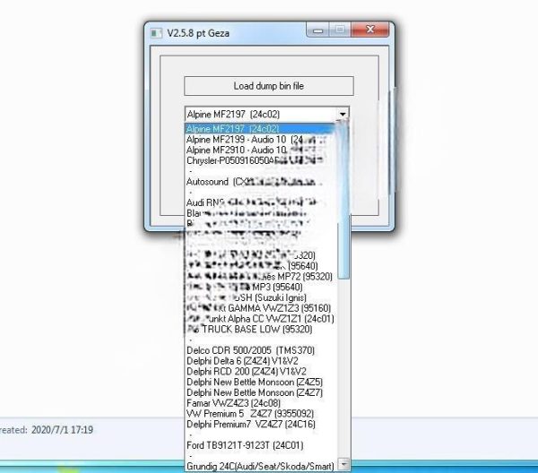 Software 2.5.8 pt geza Radio Dump Calculator for Car - Image 3