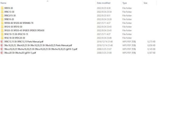 Toyota Forklift Truck Parts+Service Manuals PDF  Data Packet - Image 4