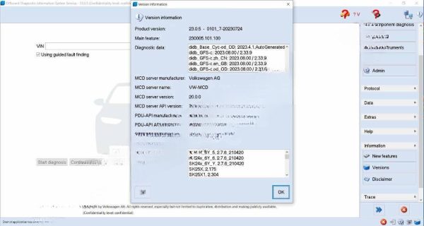 08.2023 VW ODIS 23.0.5 & 7.2.1 All Brands & ODIS-E 17.0.1 & 14.1.0 Diagnostic Software - Image 6