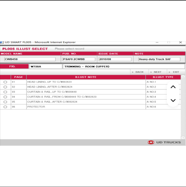 UD Trucks Smart EPC Spare Parts Catalog 01.2025 - Image 2
