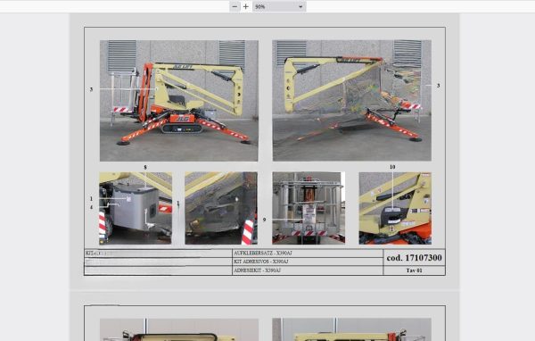 JLG Lift  Parts Manual PDF + Technical Library Service  2020