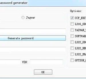 JLR Code Access Password Generator (unlimited token)