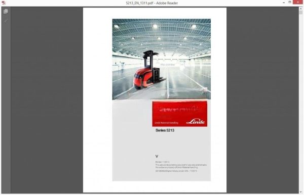 Linde Forklift Service Manual 2018 PDF - Image 2
