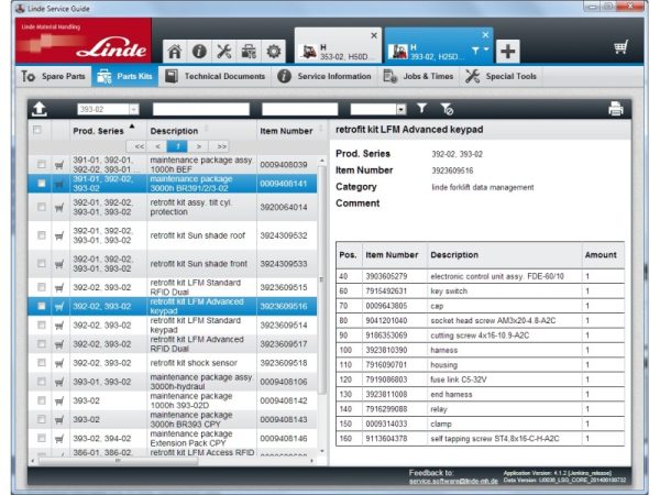 Newest 2024.06  Linde Service Guide LSG V5.2.2 U0290 EPC+Service Information - Image 3