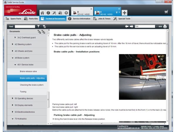Newest 2024.06  Linde Service Guide LSG V5.2.2 U0290 EPC+Service Information - Image 5